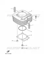 CYLINDRE pour Yamaha YFM350FWA de 2014