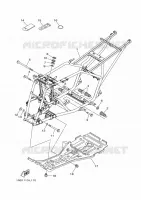CADRE pour Yamaha YFM350FWA de 2015
