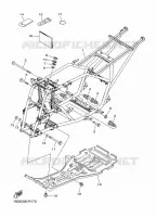 CADRE pour Yamaha GRIZZLY 350 4WD de 2016