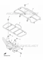 PARE CHOCS pour Yamaha GRIZZLY 350 4WD de 2016