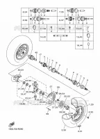 ROUE AVANT pour Yamaha GRIZZLY 350 4WD de 2016