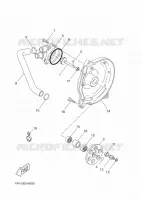 POMPE A EAU / DURITES pour Yamaha NS50 de 2013