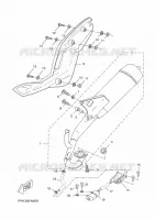 ECHAPPEMENT pour Yamaha AEROX 50 R de 2016