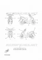 EMBLEME pour Yamaha AEROX 50 R de 2016