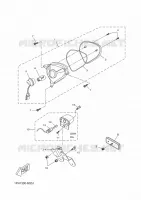 FEU ARRIERE pour Yamaha AEROX 50 R de 2016