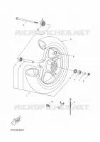 ROUE AVANT pour Yamaha AEROX 50 R de 2016