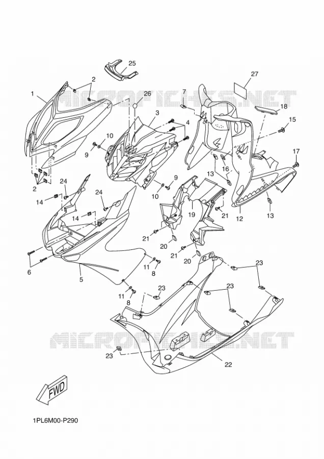 PROTEGE JAMBES Yamaha SCOOTER 50 2016 NITRO  NS50N