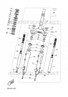 FOURCHE pour Yamaha EW50N de 2004