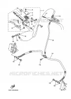 MAITRE CYLINDRE DE FREIN AVANT pour Yamaha YFM700R de 2006