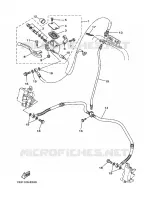 MAITRE CYLINDRE DE FREIN AVANT pour Yamaha YFM700R de 2006