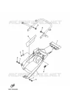 FEU ARRIERE pour Yamaha YFM700R de 2007