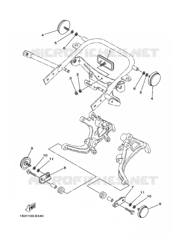 PARTIE ELECTRIQUE 2 Yamaha QUAD 700 2007 RAPTOR  YFM700RYFM70RW