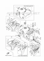 RESERVOIR A ESSENCE pour Yamaha XTZ 125 E de 2017