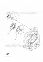 EMBRAYAGE DE DEMARREUR pour Yamaha YFM300 de 2013