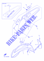 GARDE BOUE pour Yamaha YZ450F de 2014