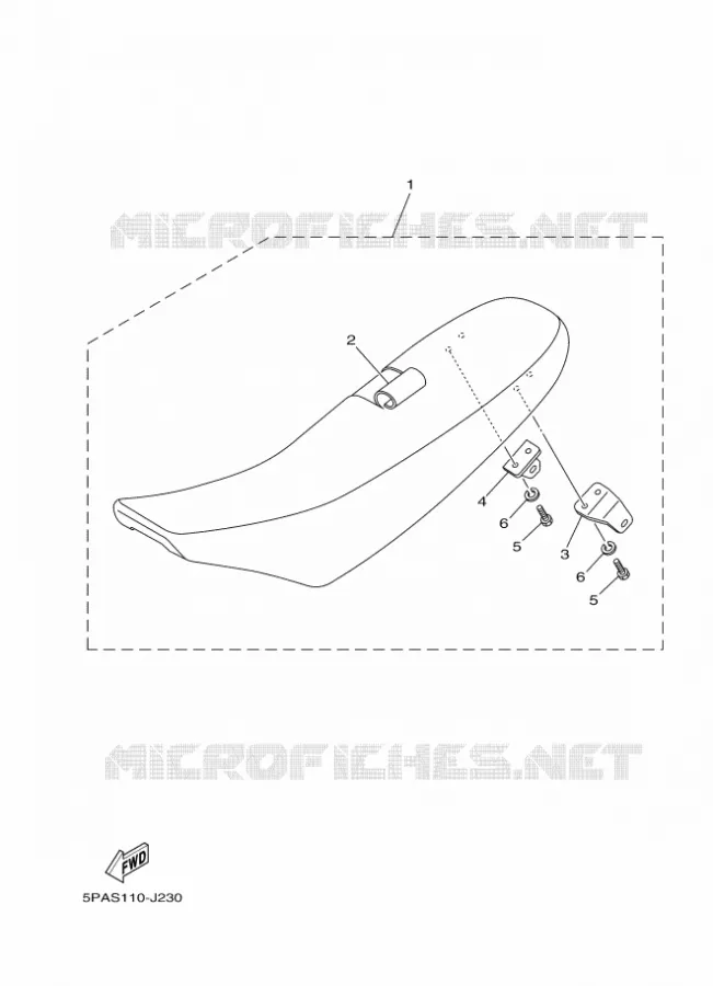 SELLE Yamaha MOTO 85 2017 YZ  YZ85