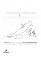 SELLE pour Yamaha YZ 125 de 2017