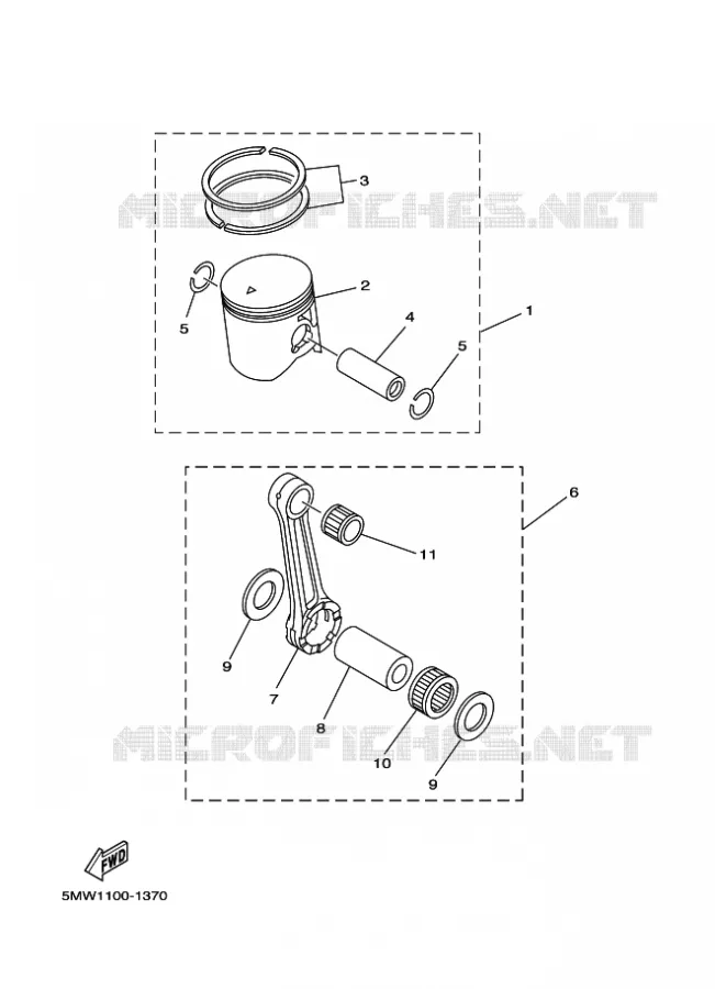 PIÈCES OPTIONNELLES 1 Yamaha MOTO 250 2012 YZ  YZ250