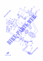 BARILLET DE SELECTION / FOURCHETTES pour Yamaha YFZ450R de 2014