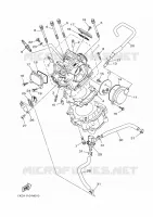CULASSE pour Yamaha YXM700E de 2015