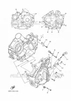 CARTER MOTEUR pour Yamaha GRIZZLY 550 de 2010