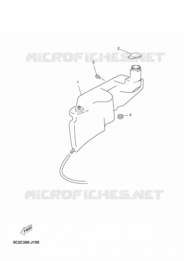 RESERVOIR D'HUILE Yamaha SCOOTER 50 2012 NEOS  YN50