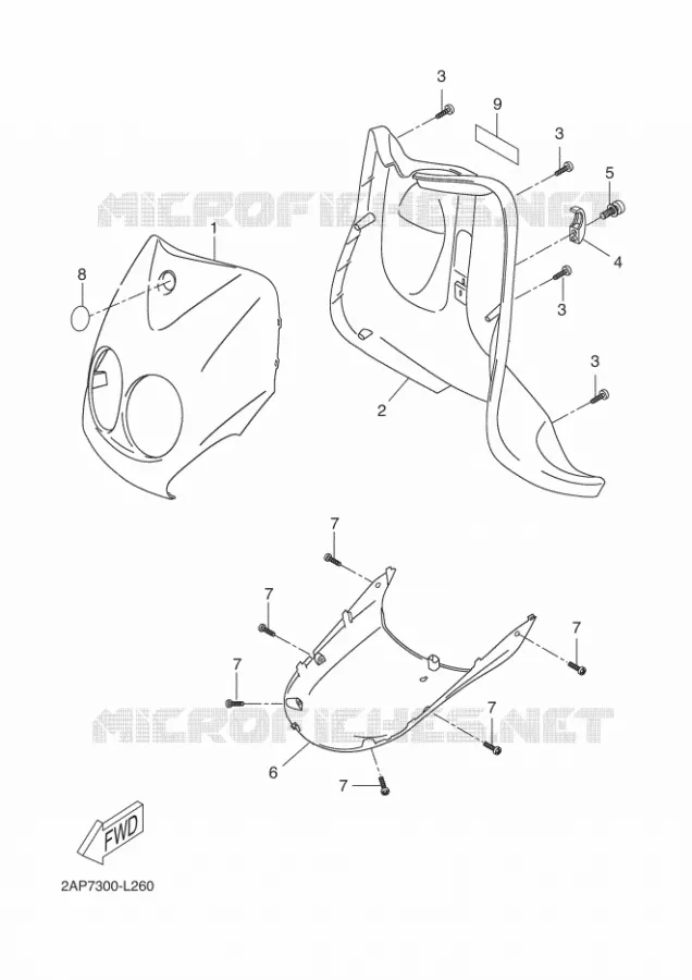 PROTEGE JAMBES Yamaha SCOOTER 50 2012 NEOS  YN50