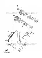 ARBRE A CAMES / CHAINE DE DISTRIBUTION pour Yamaha TDM900A de 2009