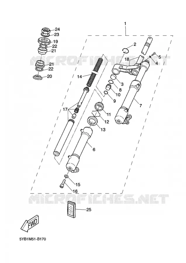 FOURCHE Yamaha SCOOTER 50 2005 ROCKET  CW50RSP