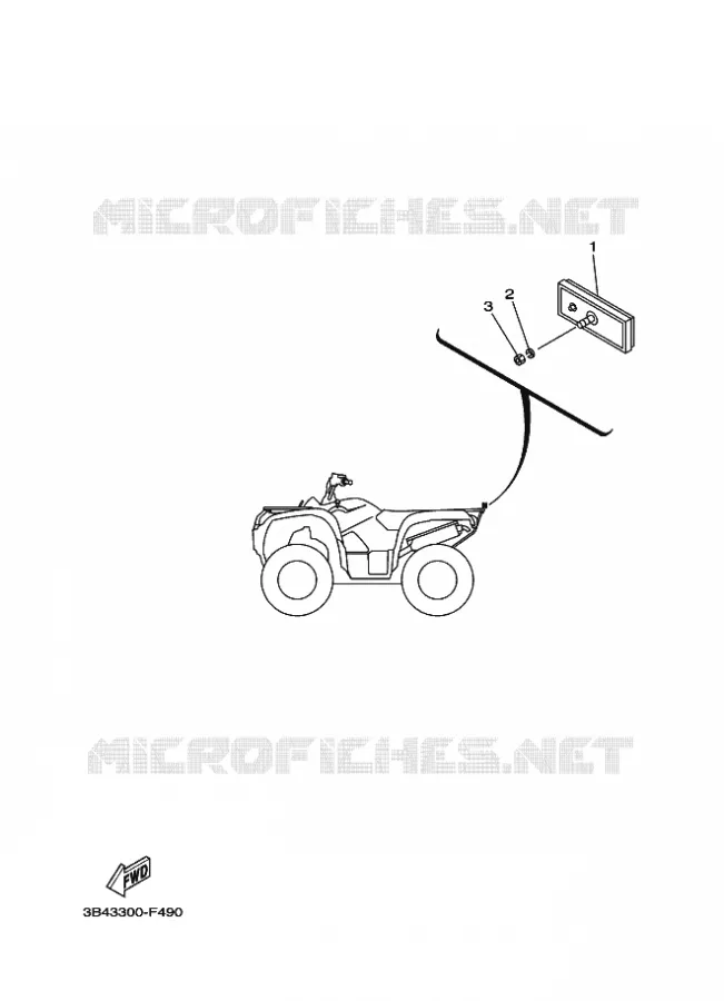 PARTIE ELECTRIQUE 2 Yamaha QUAD 700 2014 GRIZZLY  YFM700FWADYFM700PHE
