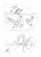 ETRIER DE FREIN ARRIERE pour Yamaha XT1200Z de 2015