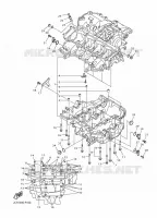 CARTER MOTEUR pour Yamaha YZF-R1 de 2015