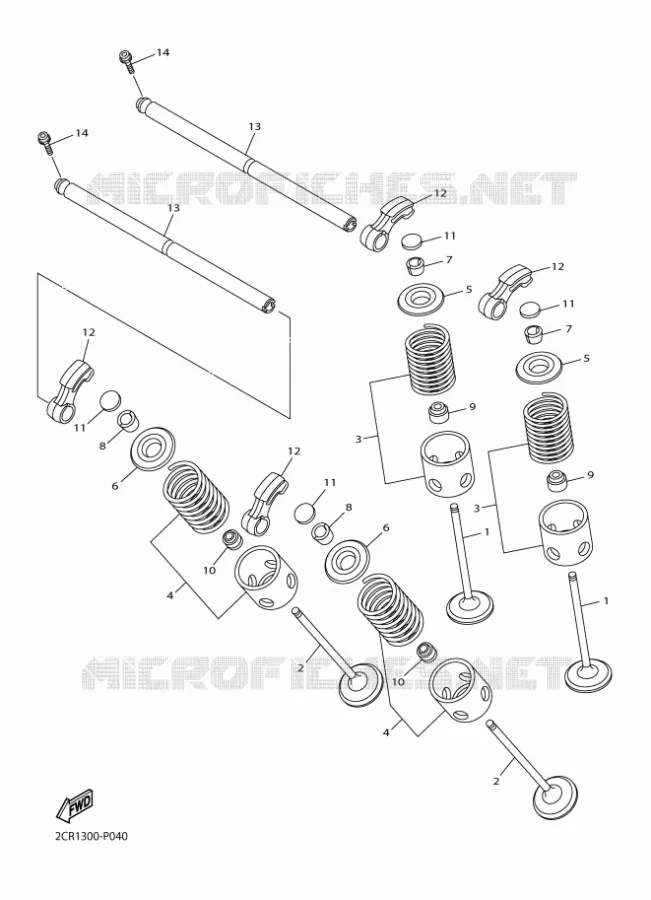 SOUPAPE Yamaha MOTO 1000 2016 R1  YZF-R1