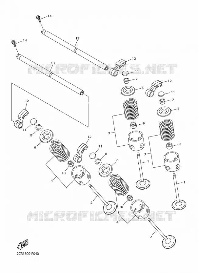 SOUPAPE Yamaha MOTO 1000 2016 R1  YZF-R1
