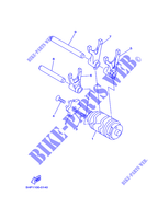 BARILLET DE SELECTION / FOURCHETTES pour Yamaha YB125 de 2013