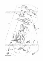 COMPTEUR  pour Yamaha YB125 de 2013