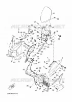 PARE BRISE pour Yamaha EVOLIS 125 de 2016