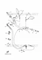 GUIDON ET CABLES pour Yamaha MT-09 ABS de 2016