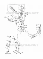 MAITRE CYLINDRE DE FREIN AVANT pour Yamaha MT-09 ABS de 2016
