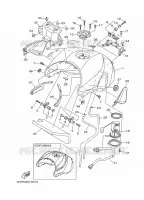 RESERVOIR A ESSENCE pour Yamaha MT-09 ABS de 2016
