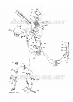 MAITRE CYLINDRE DE FREIN AVANT pour Yamaha MT-09 ABS de 2016