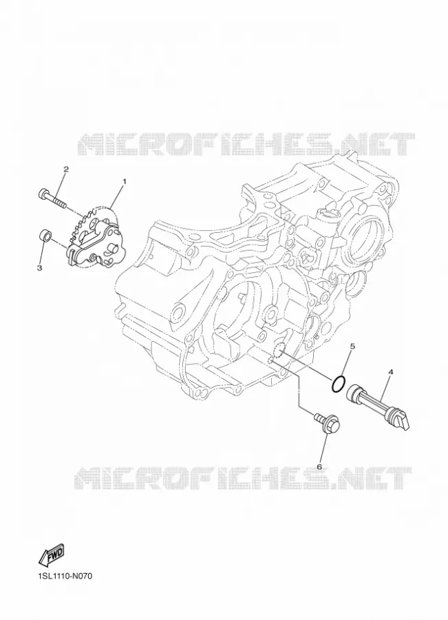 POMPE A HUILE Yamaha MOTO 450 2016 WRF  WR450F