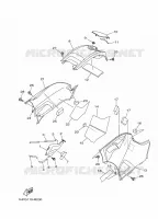 COUVERCLE LATERAL pour Yamaha YFM550FWAD de 2014