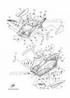 SUPPORT / REPOSE PIEDS 2 pour Yamaha T-MAX 530 ABS de 2016