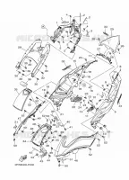 COUVERCLE LATERAL pour Yamaha T-MAX 530 ABS de 2016