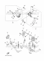SUPPORT / REPOSE PIEDS pour Yamaha T-MAX 530 ABS de 2016