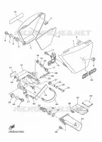 COUVERCLE LATERAL pour Yamaha SR 400 de 2016