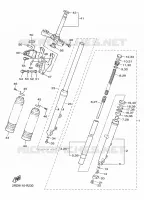 FOURCHE pour Yamaha SR 400 de 2016