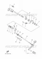 AXE DE SELECTEUR / PEDALE pour Yamaha MT-09 TRACER ABS de 2016