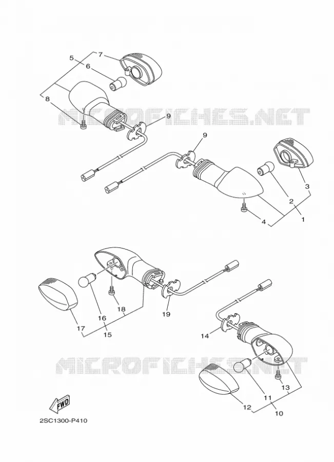 CLIGNOTANT Yamaha MOTO 900 2016 MT  MT09TRA